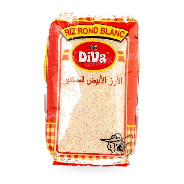RIZ ROND BLANC 1KG DIVA