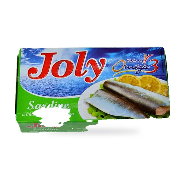 SARDINE A L’HUILE VEGETALE ET CITRON 125G JOLY