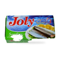 SARDINE A L’HUILE VEGETALE ET CITRON 125G JOLY