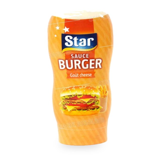 SAUCE BURGER GOUT DE CHEESE TETE EN BAS 305ML STAR