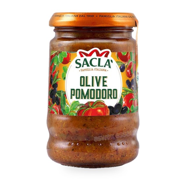 SAUCE TOMATE AUX OLIVES 190G SACLA