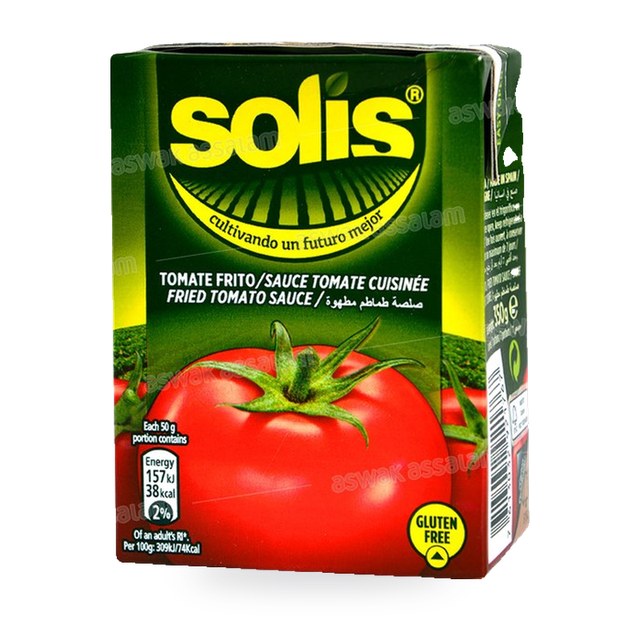 SAUCE TOMATE CUISINEE 350G SOLIS