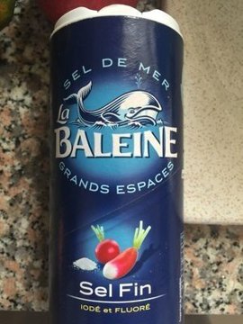 SEL DE MER 1KG LA BALEINE
