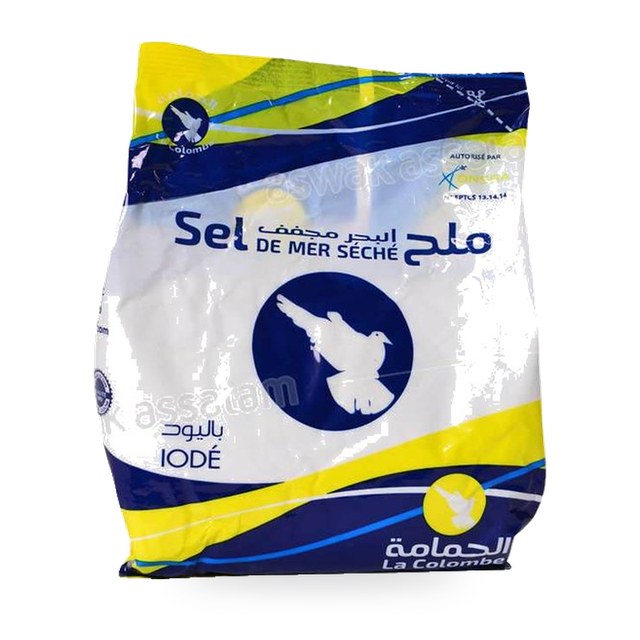 SEL SECHE IODE 750G LA COLOMBE