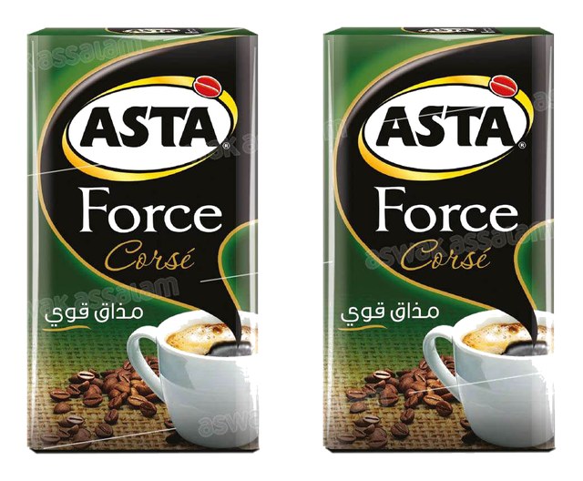 CAFE MOULU PACK DUO 2*200G ASTA FORCE