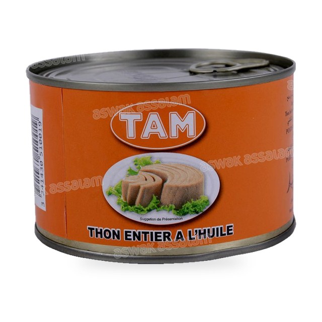 THON A L’HUILE VEGETALE 400G TAM