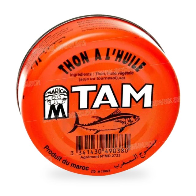 THON A L’HUILE VEGETALE 80G TAM