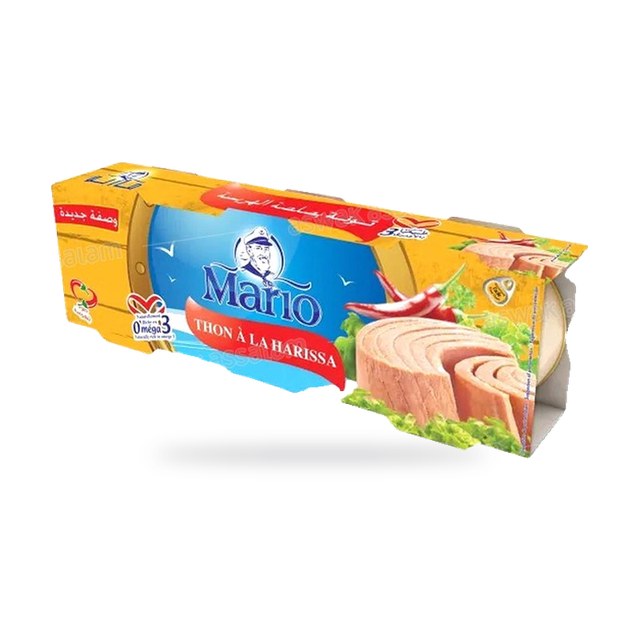 THON A LA HARISSA 3*80G MARIO