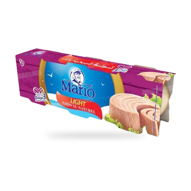 THON AU NATUREL LIGHT 3*80G MARIO
