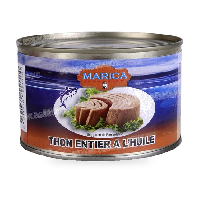 THON ENTIER A L’HUILE 800G MARICA