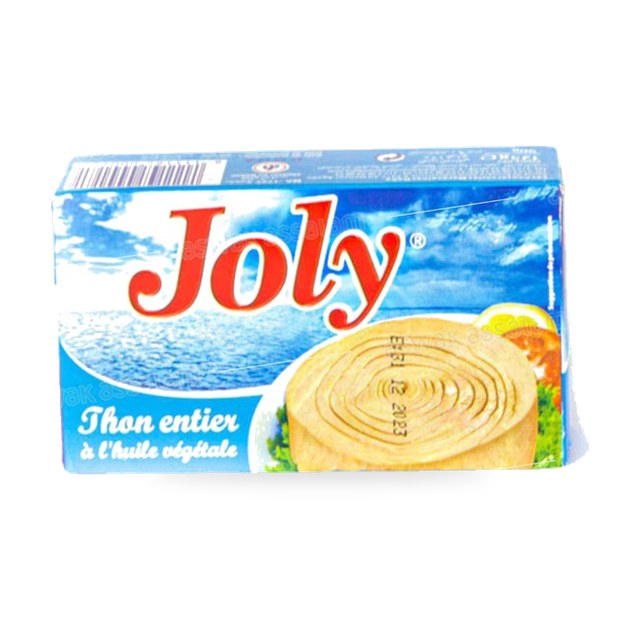 THON ENTIER A L’HUILE VEGETALE 125G JOLY