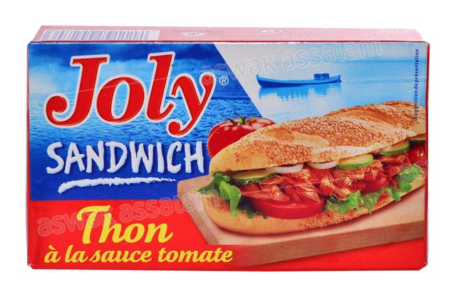 THON SANDWICH A LA SAUCE TOMATE 125G JOLY