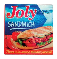 THON SANDWICH SAUCE TOMATE PIMENTEE 80G JOLY