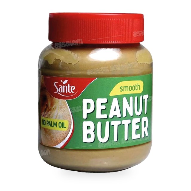 BEURRE DE CACAHUETES SMOOTH SANS HUILE DE PALME 350G SANTE