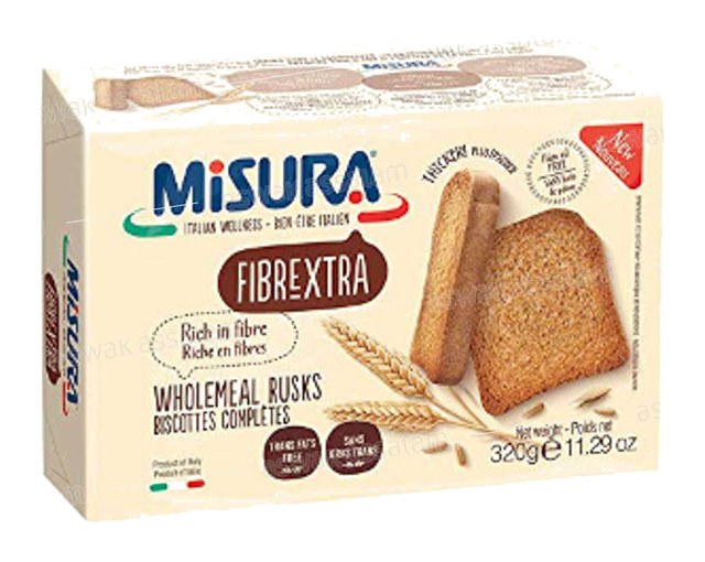 BISCOTTES BLE ENTIER 320G MISURA