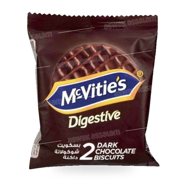 BISCUIT 2 PIECES DIGESTIVES CHOCOLAT NOIR MCVITIE’S