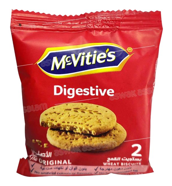 BISCUIT 2 PIECES DIGESTIVES MCVITIE’S