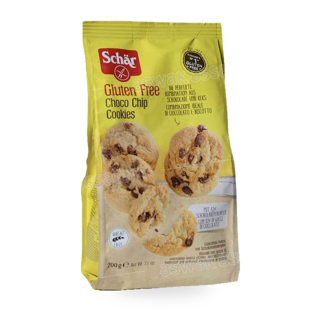 BISCUIT CHOCO CHIP COOKIES SANS GLUTEN 200G SCHAR