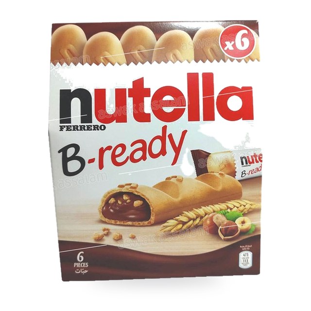 BISCUIT CROUSTILLANT B-READY 132G 6 PIECES NUTELLA FERRERO