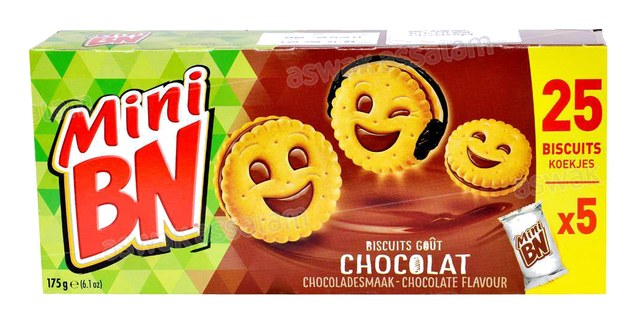 BISCUIT GOUT CHOCOLAT 175G MINI BN