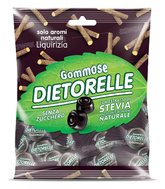 BONBON REGLISSE SANS SUCRE SACHET 70G DIETORELLE
