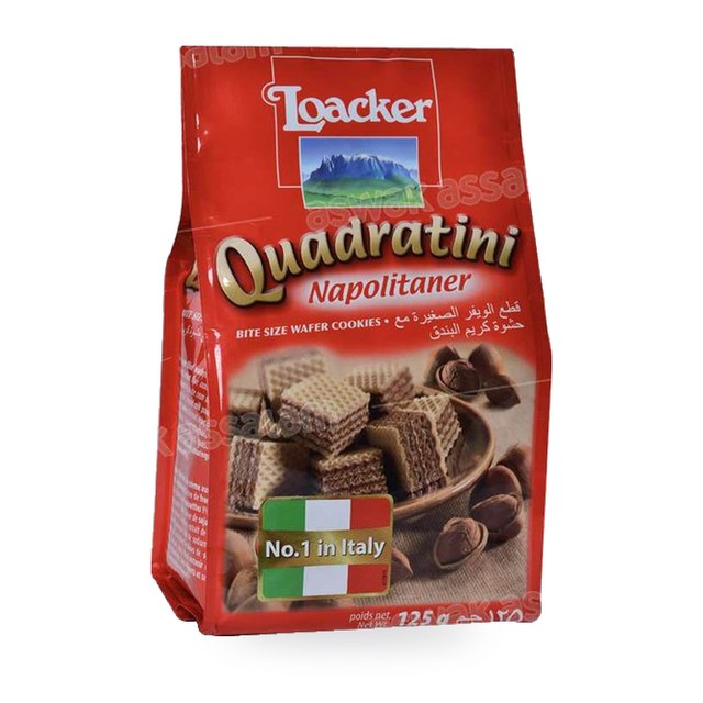 BOUCHEES DE GAUFRETTE NAPOLITAINE QUADRATINI