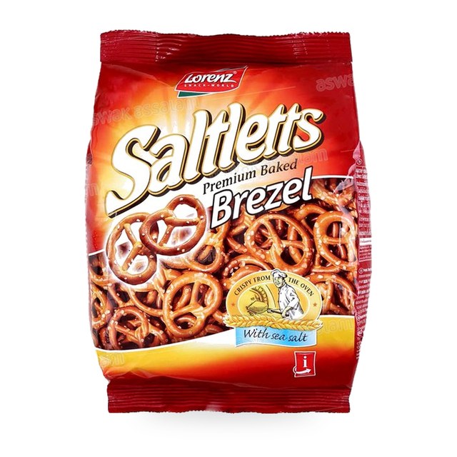 BRETZEL AU SEL DE MER SALTLETTS 150G LORENZ