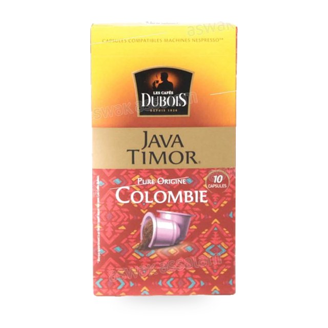 CAFE COMLOMBIE BOITE 10 CAPSULES COMPATIBLES JAVA TIMOR