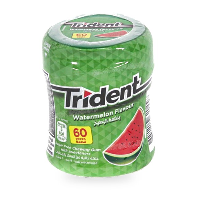 CHEWING GUM WATERMELON 60 PIECES TRIDENT