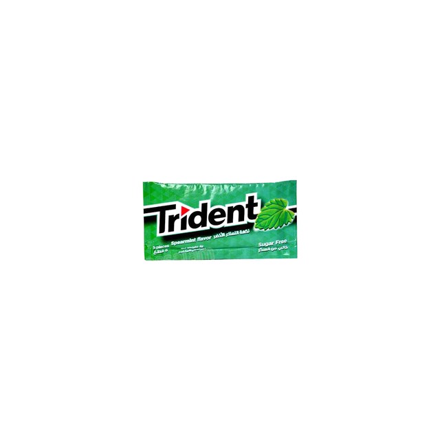 CHEWING-GUM SPEARMINT 5 PIECES TRIDENT