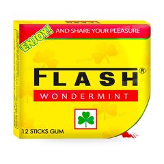 CHEWING-GUM WONDERMINT 12 STICKS FLASH