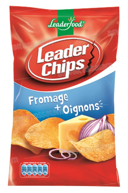 CHIPS FROMAGE & OIGNONS 90G LEADER CHIPS