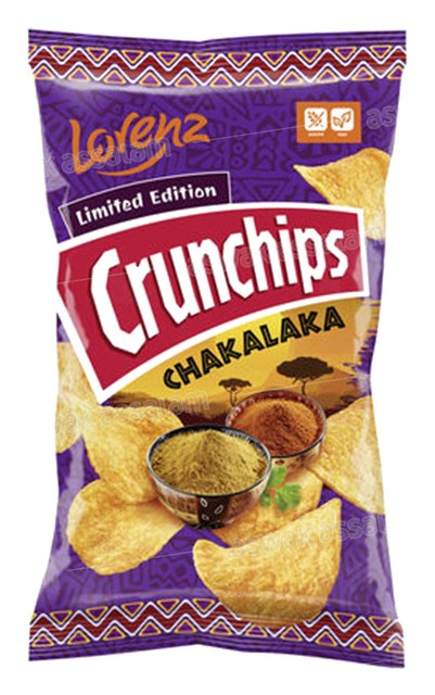 CHIPS SAVEUR CHAKALAKA 100G CRUNCHIPS LORENZ