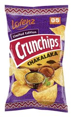 CHIPS SAVEUR CHAKALAKA 100G CRUNCHIPS LORENZ
