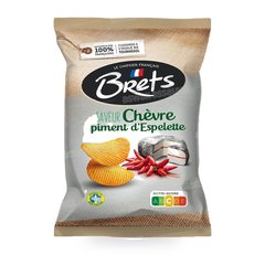 CHIPS SAVEUR CHEVRE PIMENT D’ESPELETTE 125G BRETS