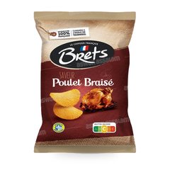 CHIPS SAVEUR POULET BRAISE 125G BRETS