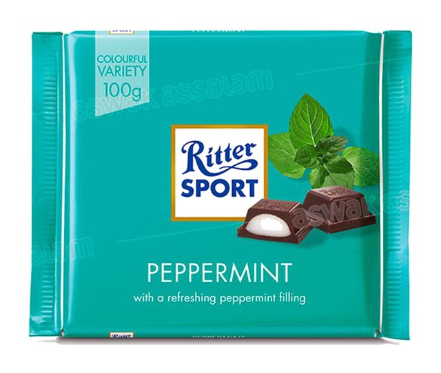 CHOCOLAT PEPPERMINT 100G RITTER SPORT