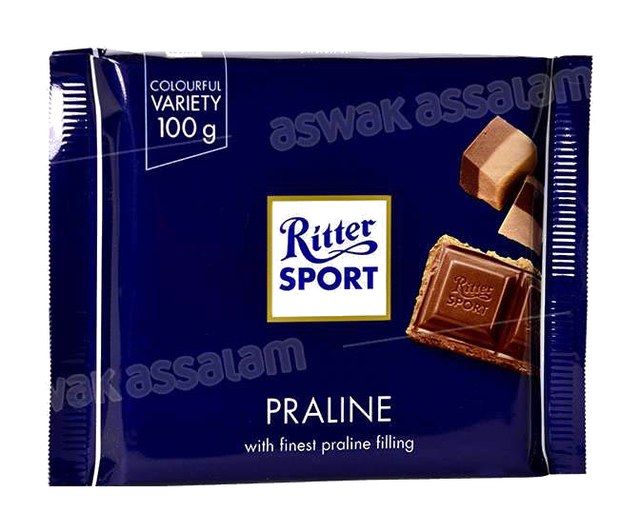 CHOCOLAT PRALINE 100G RITTER SPORT