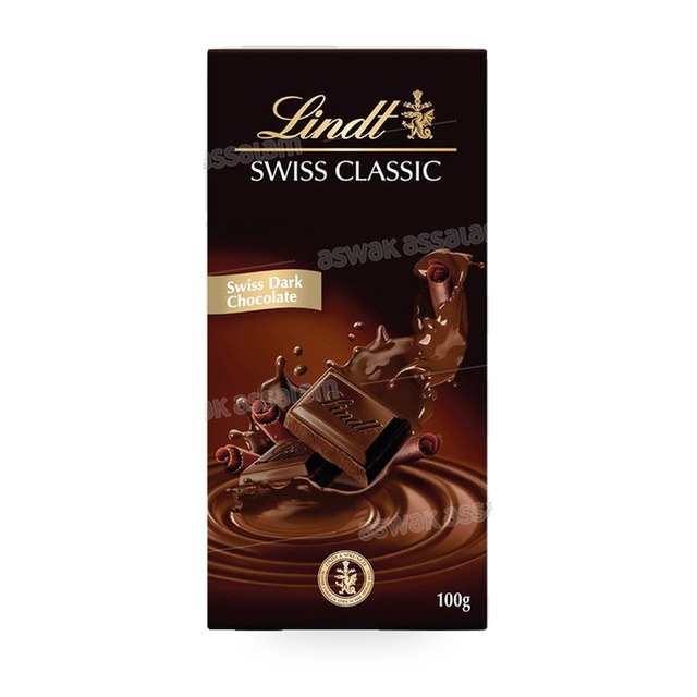 CHOCOLAT SWISS CLASSIC EXTRA NOIR 100G LINDT