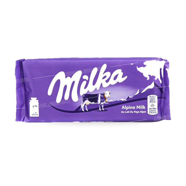 CHOCOLAT TABLETTE ALPINE MILK 100G MILKA