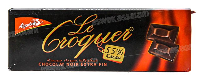 CHOCOLAT TABLETTE LE CROQUER NOIR 300G AIGUEBELLE