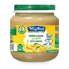 COMPOTE POMME BANANE 130G VITAMEAL