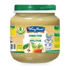 COMPOTE POMME ET POIRE 130G VITAMEAL