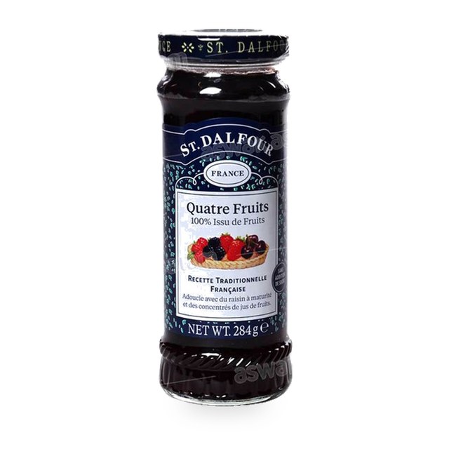 CONFITURE 4 FRUITS SANS SUCRE 284G ST DALFOUR