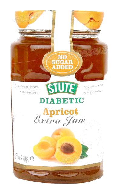 CONFITURE ABRICOT FOR DIABETIC 430G STUTE