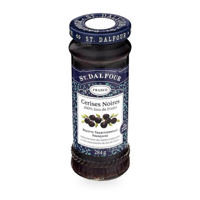 CONFITURE CERISE NOIRE SANS SUCRE 284G ST DALFOUR