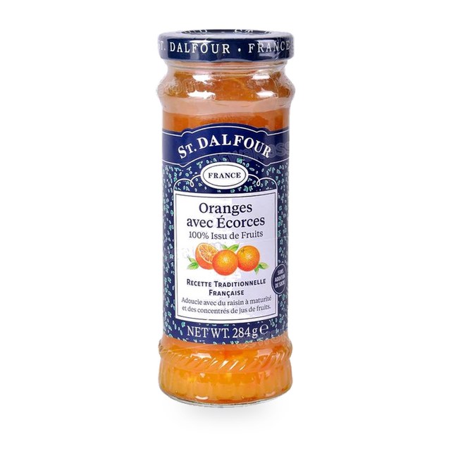 CONFITURE D’ORANGES AVEC ECORCES SANS SUCRES 284G ST DALFOUR