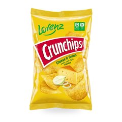 CRUNCHIPS CHEESE & OIGNON 100G LORENZ