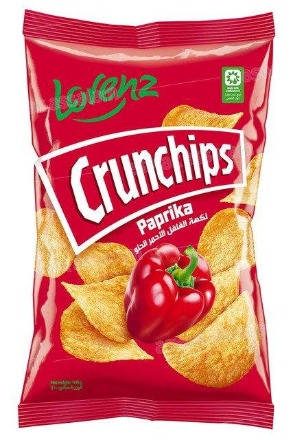 CRUNCHIPS PAPRIKA 100G LORENZ
