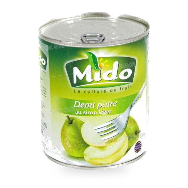 DEMI POIRE AU SIROP 850G MIDO